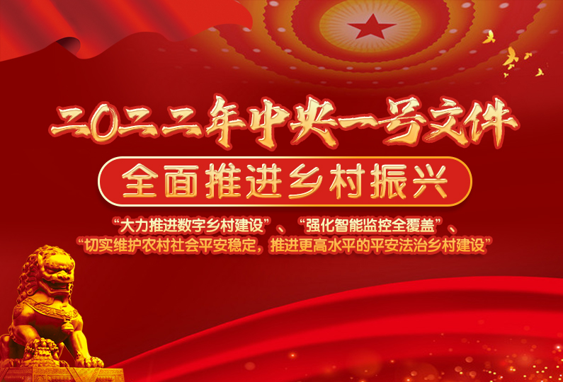 2022年中央一號文件發(fā)布，智慧安防產(chǎn)業(yè)有哪些“大錢景”？